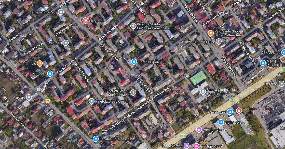 Fundal Satelit Locație